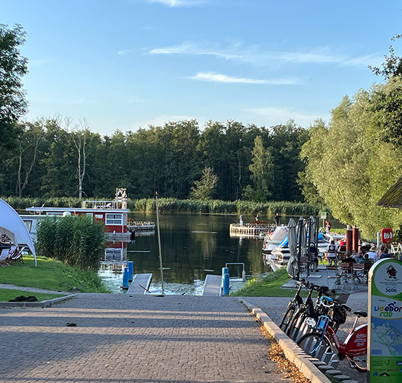 Anlegestelle an der Peene